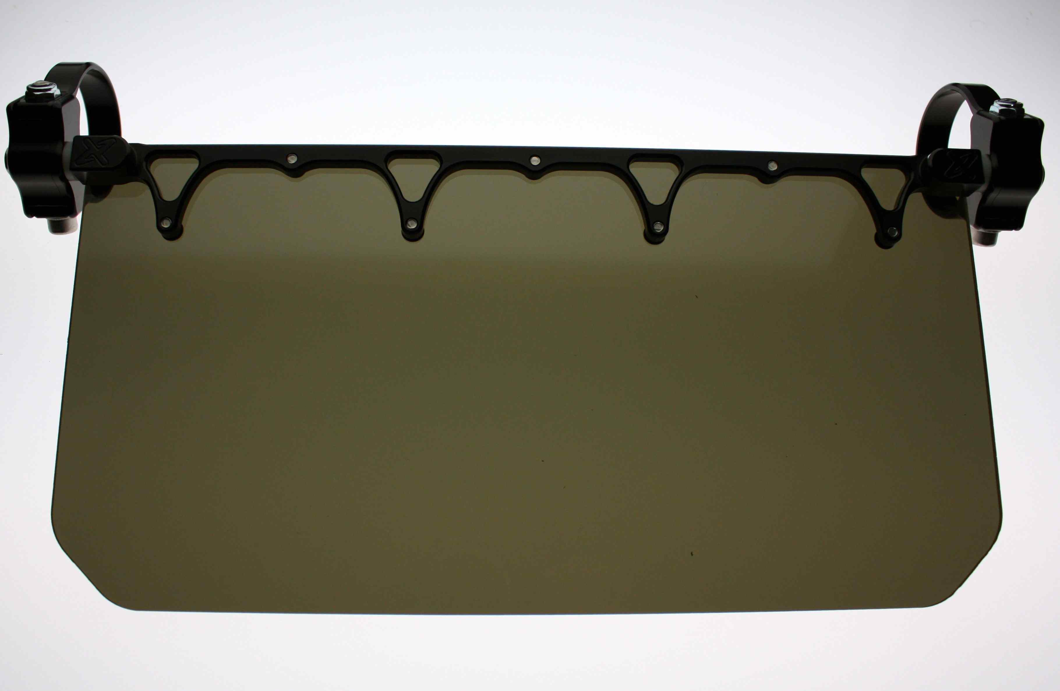 Axia Alloys MOD12VMT-BK 12 Panoramic Rearview Mirror w/Tinted Sun Visor-Black 