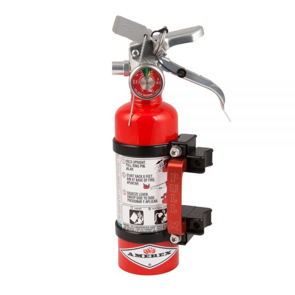 Quick Release Fire Extinguisher Mount W/ 5lb Extinguisher - Axia Alloys
