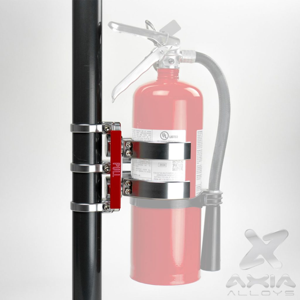 Quick Release Fire Extinguisher Mount for Amerex B500 (5lb) – Axia Alloys