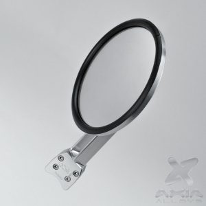 Alternative view of 5" Round Convex Glass Side Mirror with 3" Extended Reach