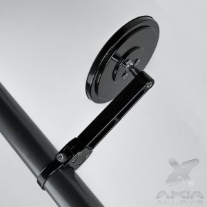 5" Round Convex Glass Side Mirror with 3" Extended Reach